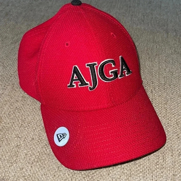 AJGA IJGA JUNIOR GOLF ASSOC HAT RED BLACK WHITE NEW ERA  ADJUSTABLE ST… - Picture 1 of 4